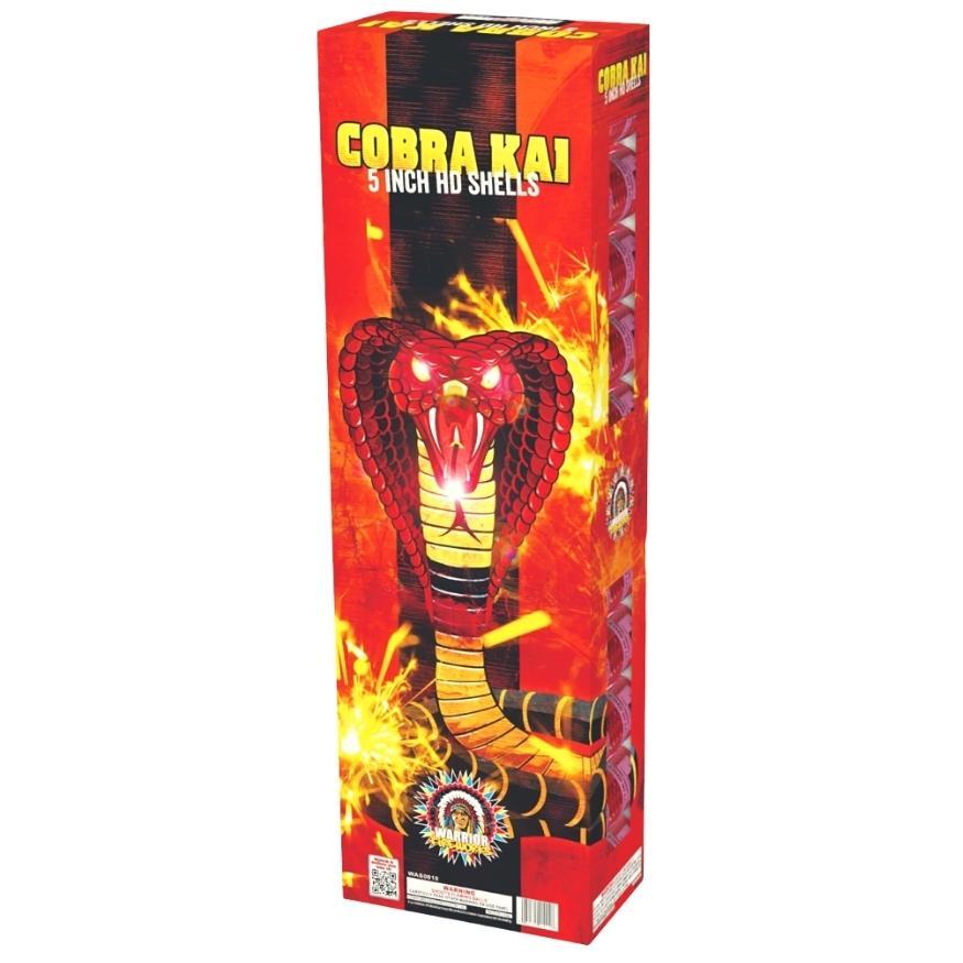 Cobra Kai | 24 Break Artillery Shell by Warrior Fireworks -Shop Online for X-tra Large Canister Kit™ at Elite Fireworks!
