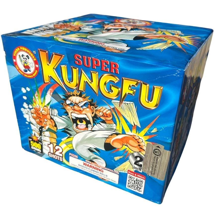 Container Load Blue | 48 Shot Box Kit™ - Super Kung Fu - Super Stunt - Reach For The Sky - War Stopper by Winda Fireworks -Shop Online for NOAB Cake at Elite Fireworks!