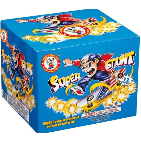 Container Load Blue | 48 Shot Box Kit™ - Super Kung Fu - Super Stunt - Reach For The Sky - War Stopper by Winda Fireworks -Shop Online for NOAB Cake at Elite Fireworks!