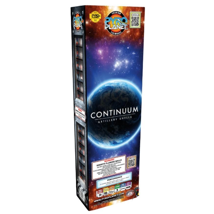 Continuum Shells | 24 Break Artillery Shell by Pyro Planet -Shop Online for Large Canister Kit™ at Elite Fireworks!