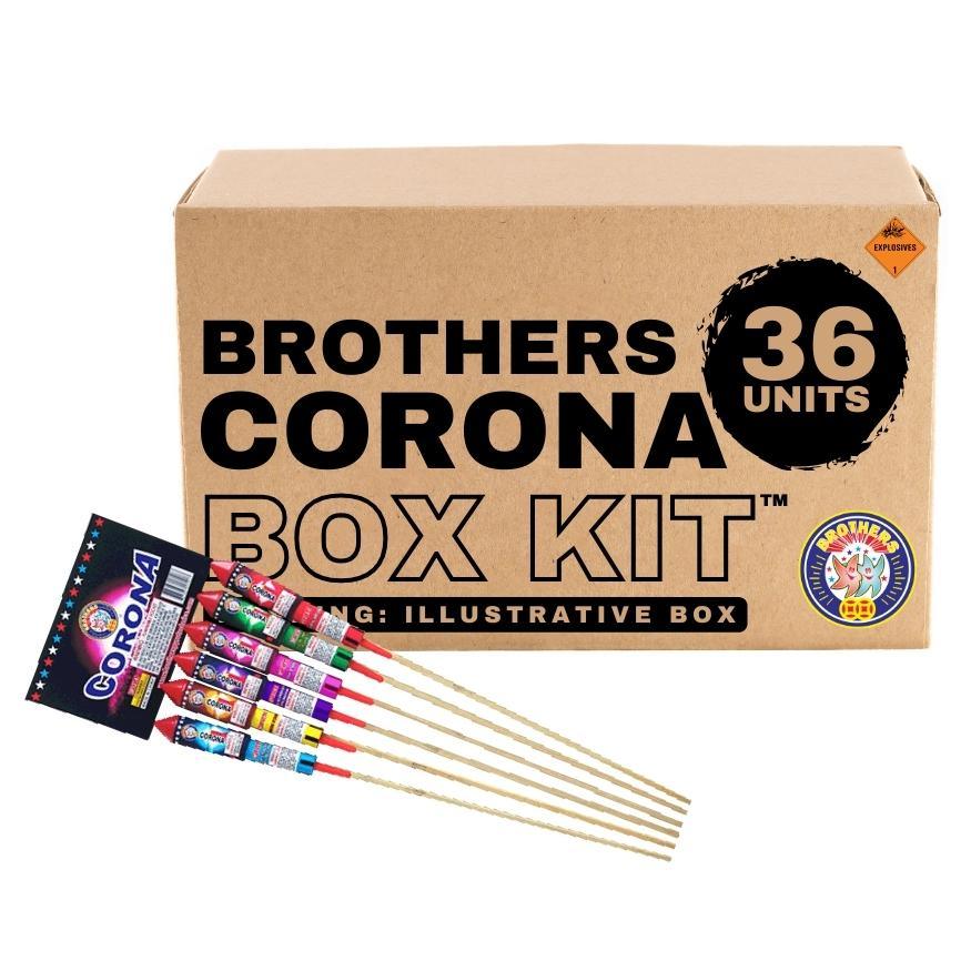 Corona | 27.4" Rocket Projectile by Brothers Pyrotechnics -Shop Online for Large Rocket at Elite Fireworks!