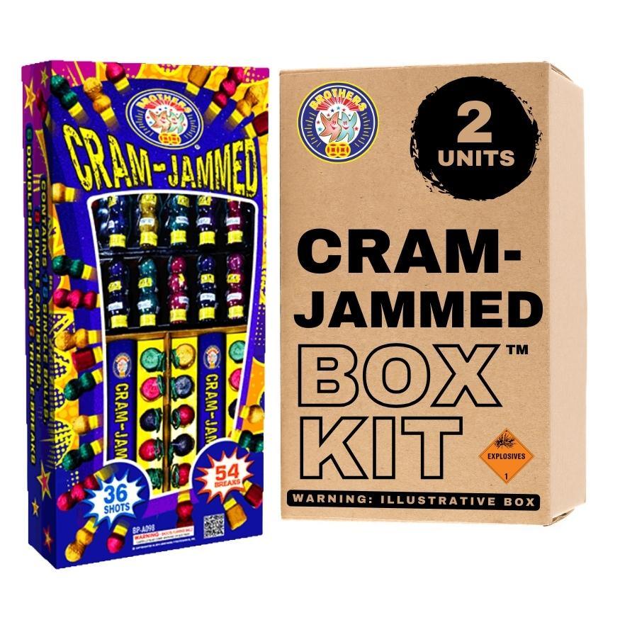 Cram-Jammed | 54 Break Artillery Shell by Brothers Pyrotechnics -Shop Online for Multi-Ball Kit™ at Elite Fireworks!