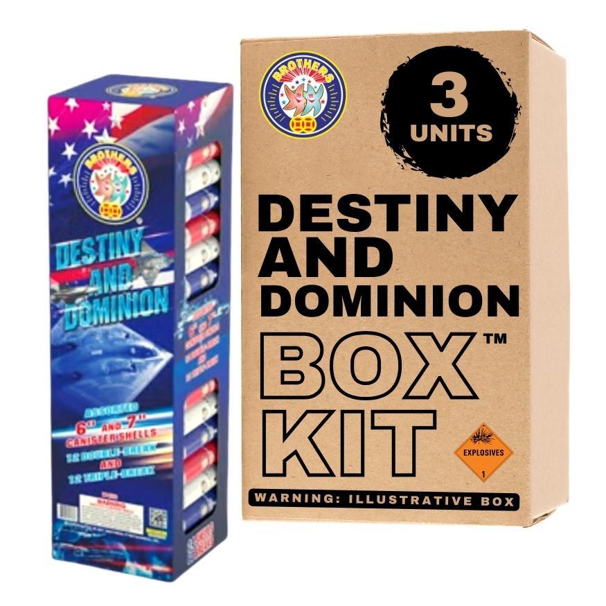 Destiny and Dominion | 60 Break Artillery Shell by Brothers Pyrotechnics -Shop Online for XX-tra Large Canister Kit™ at Elite Fireworks!