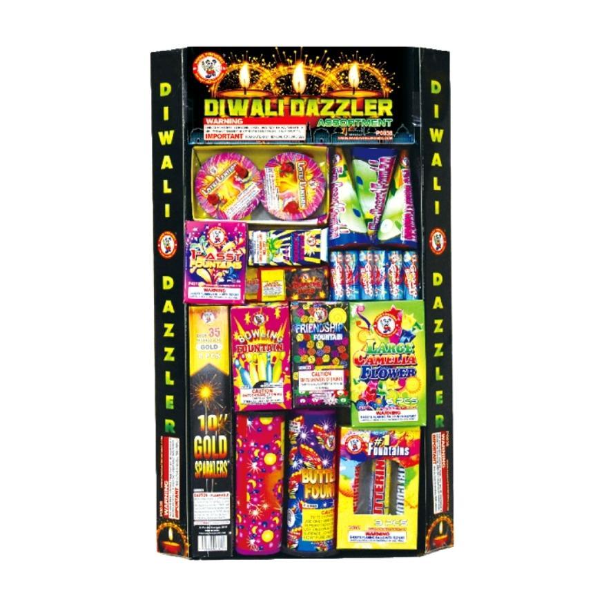 Diwali Dazzler | Safe & Sane Ground Variety Assortment by Winda Fireworks -Shop Online for Standard Select Kit™ at Elite Fireworks!