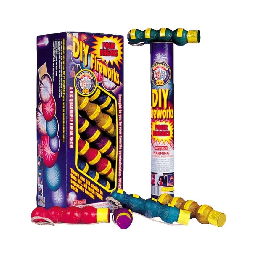 DIY Fireworks | 24 Break Artillery Shell by Brothers Pyrotechnics -Shop Online for Multi-Ball Kit™ at Elite Fireworks!