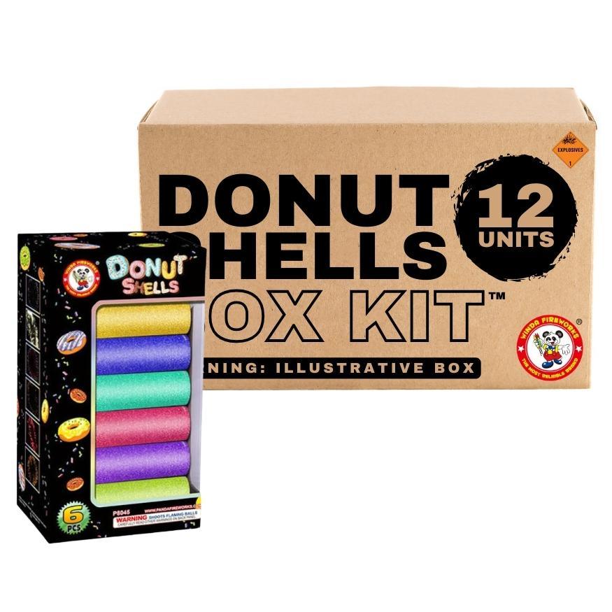 Donut Shells | 6 Break Artillery Shell by Winda Fireworks -Shop Online for XX-tra Large Canister Kit™ at Elite Fireworks!