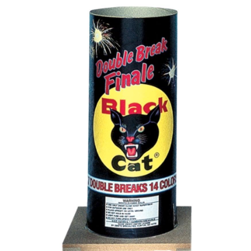 Double Break Finale | 14 Break Pre-Loaded Shell by Black Cat Fireworks -Shop Online for X-tra Large Night Shell™ at Elite Fireworks!
