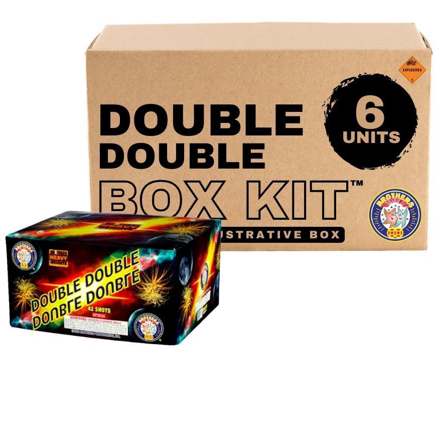 Double Double | 42 Shot Aerial Repeater by Brothers Pyrotechnics -Shop Online for X-tra Large Cake™ at Elite Fireworks!