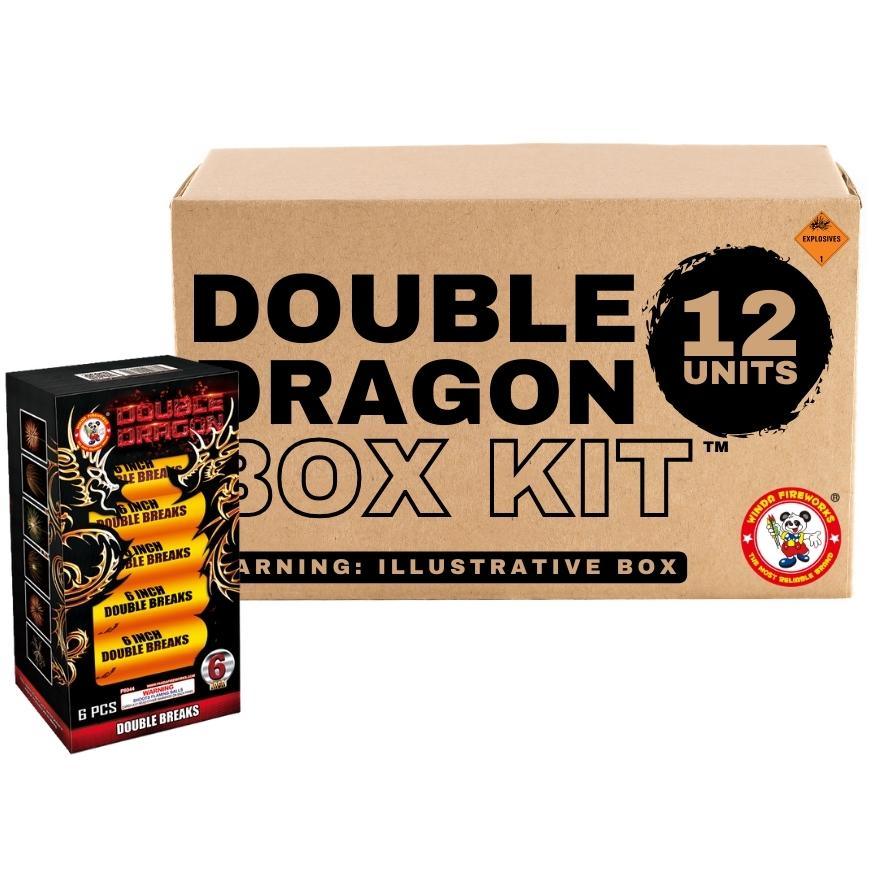 Double Dragon | 12 Break Artillery Shell by Winda Fireworks -Shop Online for XX-tra Large Canister Kit™ at Elite Fireworks!