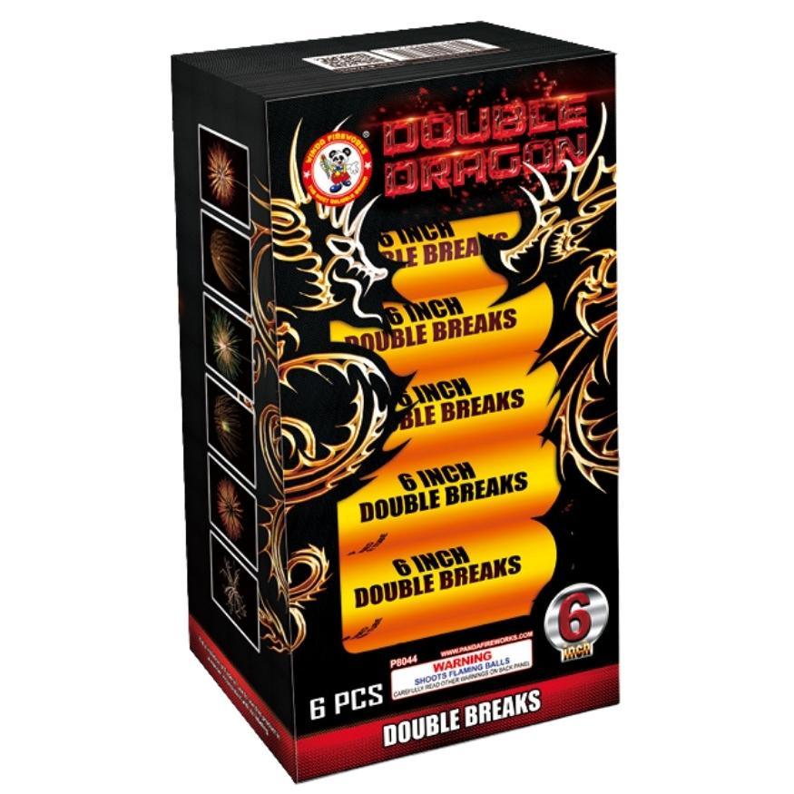 Double Dragon | 12 Break Artillery Shell by Winda Fireworks -Shop Online for XX-tra Large Canister Kit™ at Elite Fireworks!