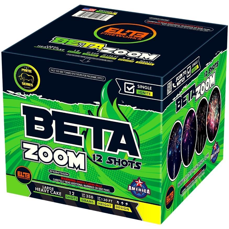 Dynamics Box™｜36 Shot Box Kit™ - Alpha Blast™ - Beta Zoom™ - Omega Boom™ by Prime Series® -Shop Online for Large Cake at Elite Fireworks!