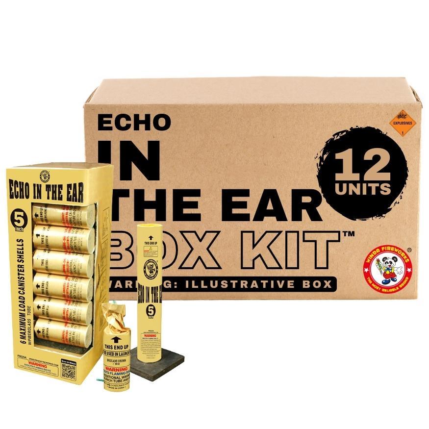 Echo in the Ear | 6 Break Artillery Shell by Winda Fireworks -Shop Online for X-tra Large Canister Kit™ at Elite Fireworks!