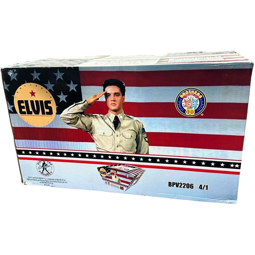 Elvis Red White & Blue | 34 Shot Aerial Repeater by Brothers Pyrotechnics -Shop Online for X-tra Large Cake™ at Elite Fireworks!