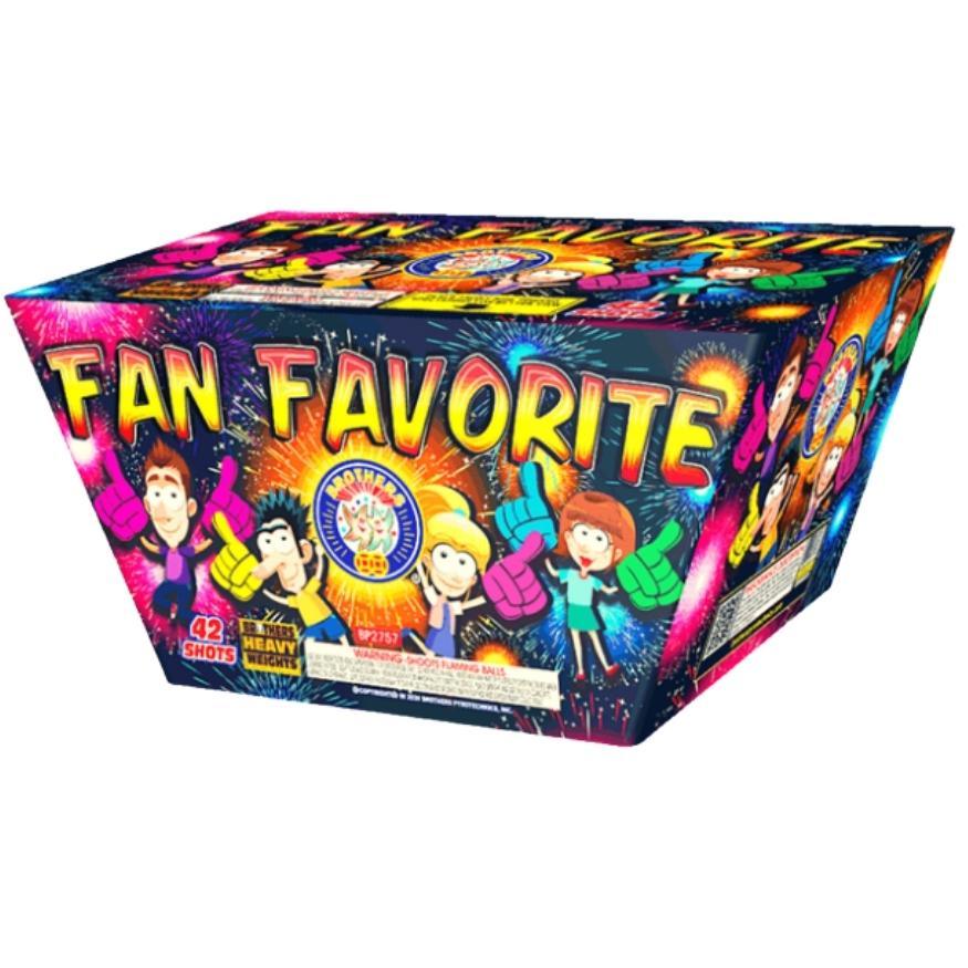 Fan Favorite | 42 Shot Aerial Repeater by Brothers Pyrotechnics -Shop Online for X-tra Large Cake™ at Elite Fireworks!