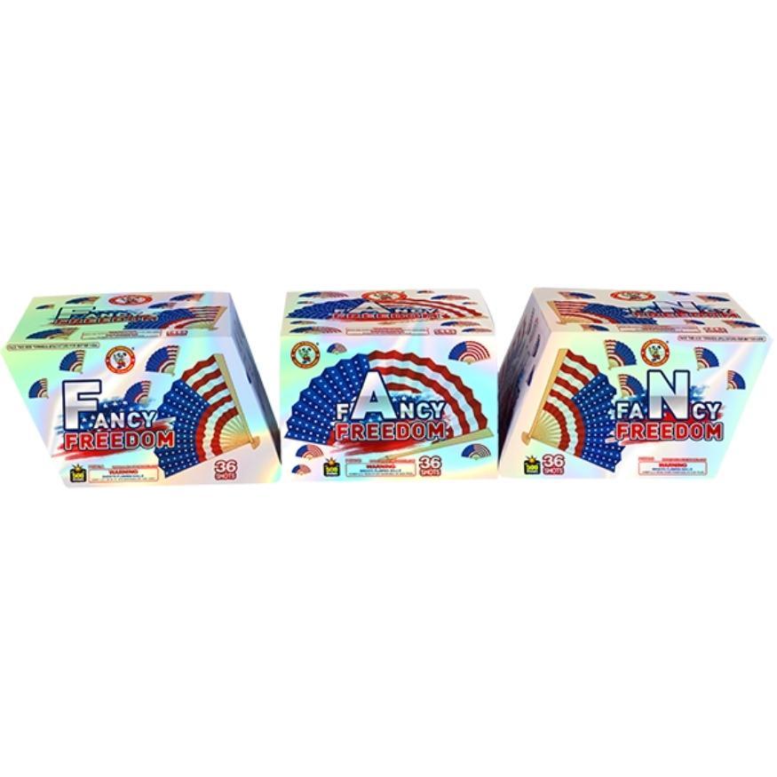 Fancy Freedom | 108 Shot Aerial Repeater Set by Winda Fireworks -Shop Online for X-tra Large Cake™ at Elite Fireworks!