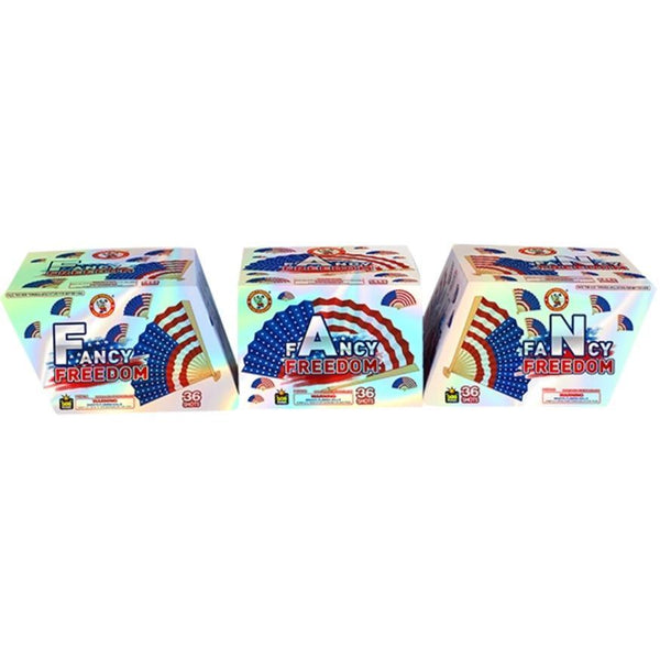 Fancy Freedom | 108 Shot Aerial Repeater Set by Winda Fireworks -Shop Online for X-tra Large Cake™ at Elite Fireworks!