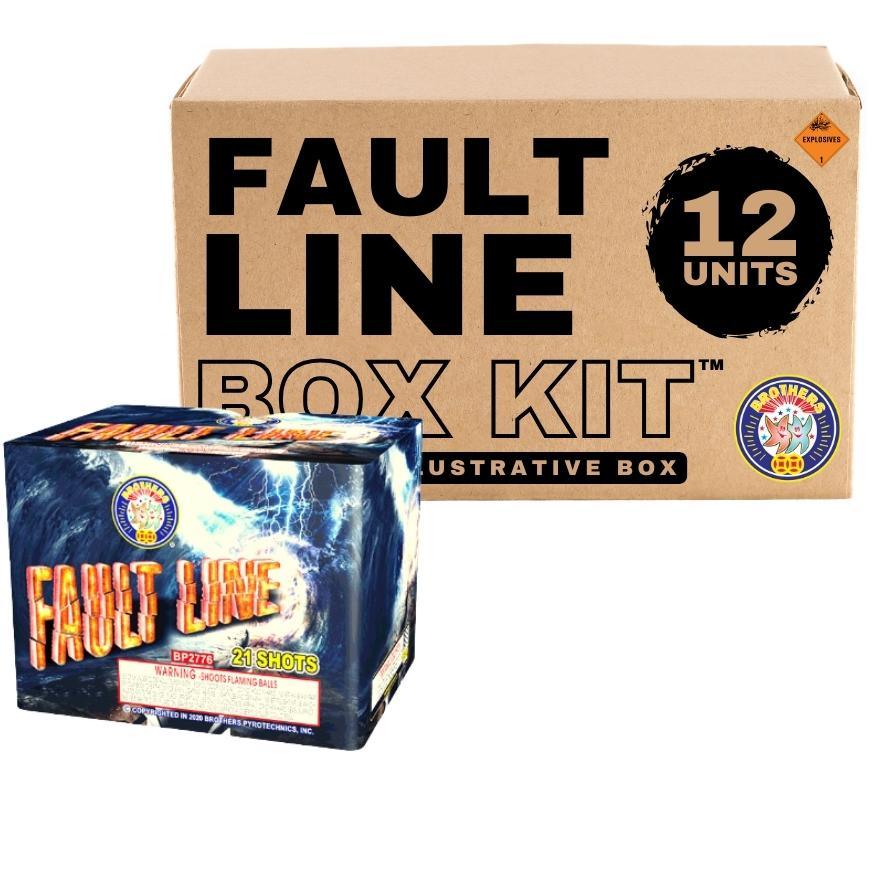 Fault Line | 21 Shot Aerial Repeater by Brothers Pyrotechnics -Shop Online for Large Cake at Elite Fireworks!