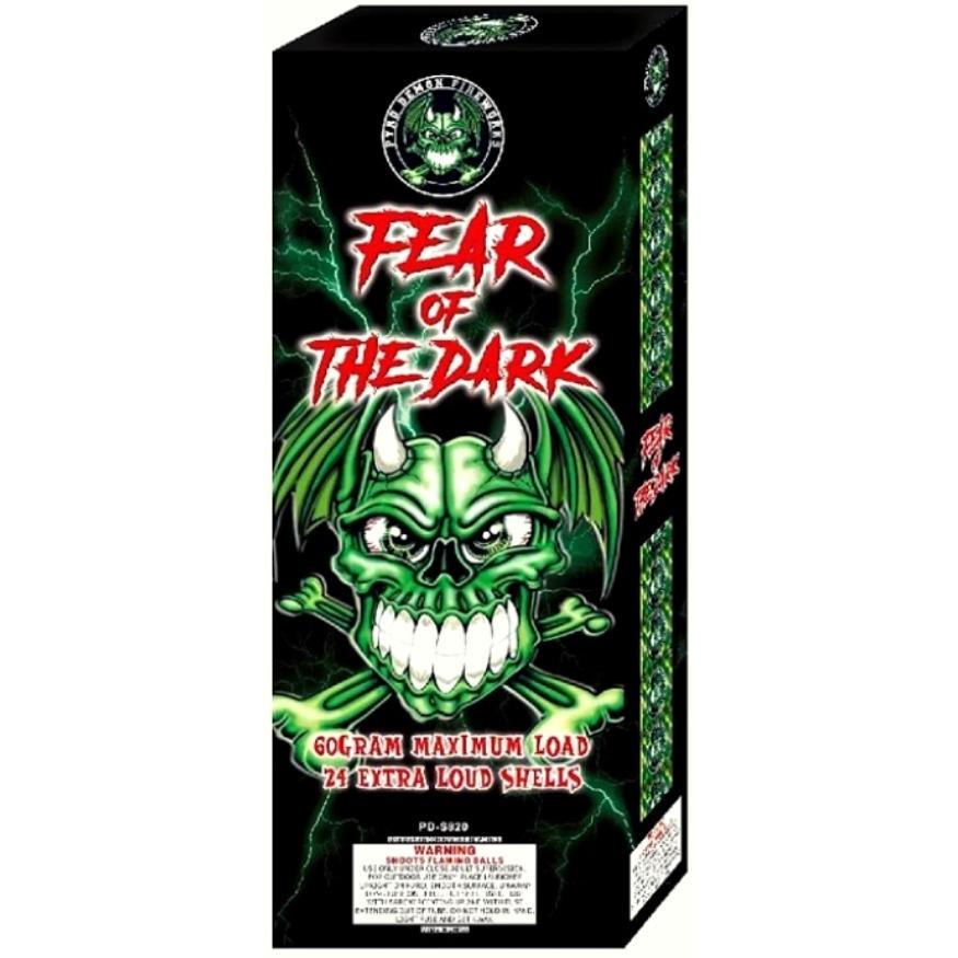 Fear of The Dark | 24 Break Artillery Shell by Pyro Demon -Shop Online for Large Canister Kit™ at Elite Fireworks!