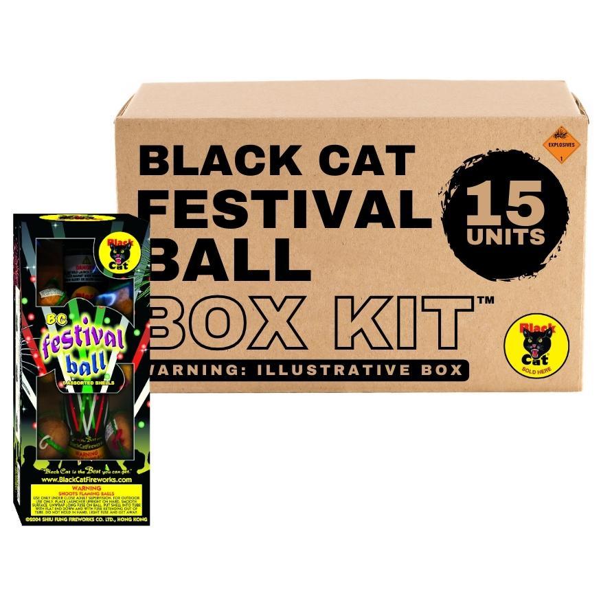 Festival Ball | 6 Break Artillery Shell by Black Cat Fireworks -Shop Online for Standard Ball Kit™ at Elite Fireworks!