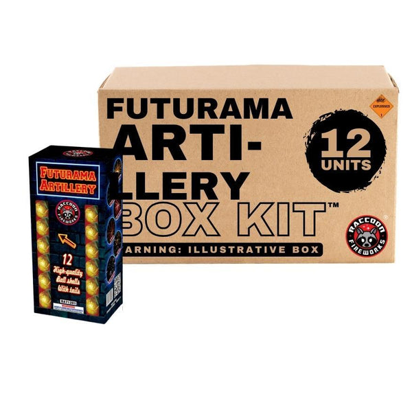 Futurama | 12 Break Artillery Shell by Raccoon Fireworks -Shop Online for Large Ball Kit™ at Elite Fireworks!