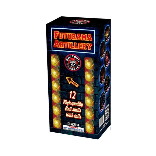 Futurama | 12 Break Artillery Shell by Raccoon Fireworks -Shop Online for Large Ball Kit™ at Elite Fireworks!