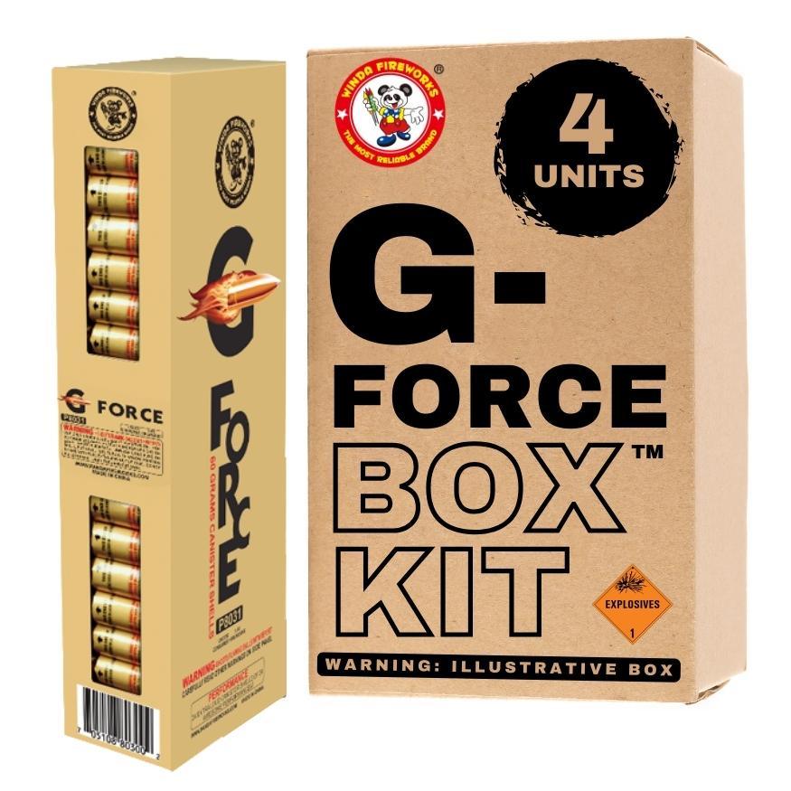 G-Force | 24 Break Artillery Shell by Winda Fireworks -Shop Online for X-tra Large Canister Kit™ at Elite Fireworks!