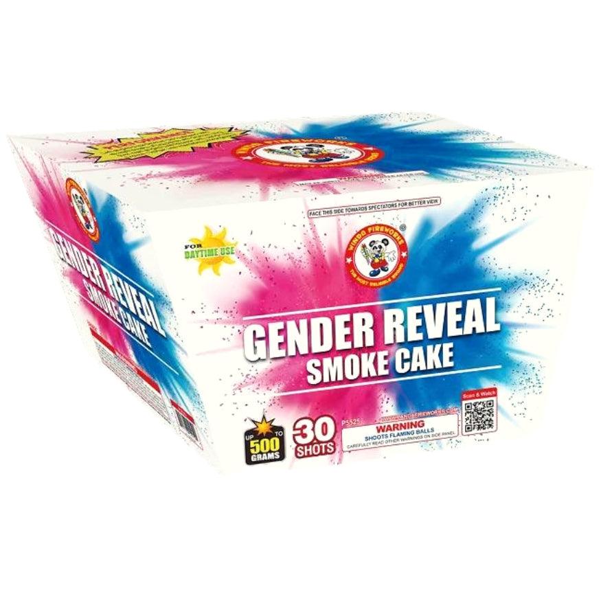 Gender Reveal Smoke Cake | 30 Shot Aerial Repeater by Winda Fireworks -Shop Online for X-tra Large Cake™ at Elite Fireworks!