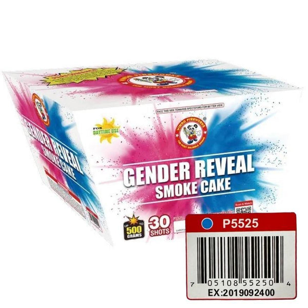 Gender Reveal Smoke Cake | 30 Shot Aerial Repeater by Winda Fireworks -Shop Online for X-tra Large Cake™ at Elite Fireworks!