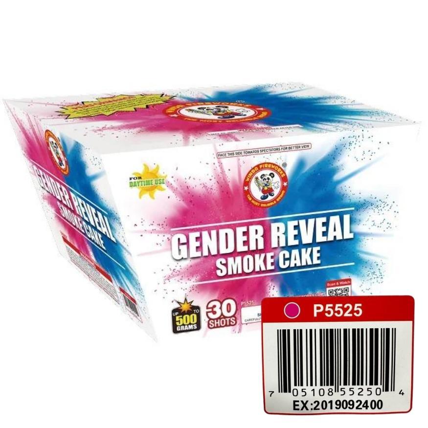 Gender Reveal Smoke Cake | 30 Shot Aerial Repeater by Winda Fireworks -Shop Online for X-tra Large Cake™ at Elite Fireworks!