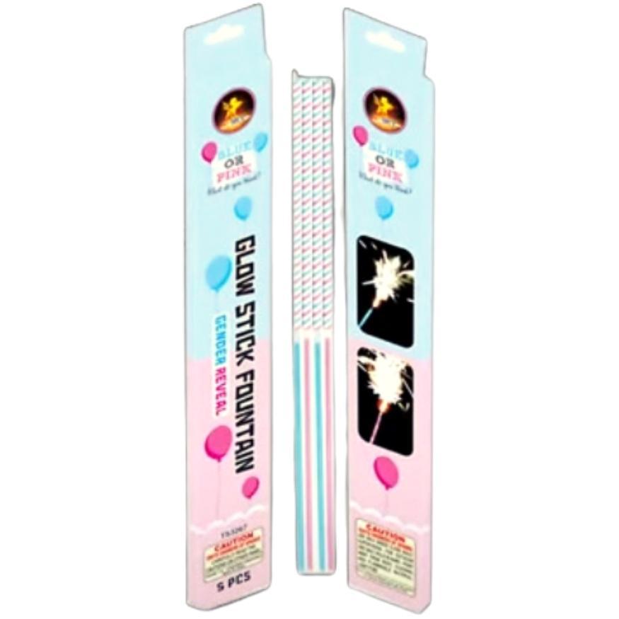 Glow Stick Fountain | Special Shape Handheld Glory (Not Gender Reveal Sticks*) by T-Sky Fireworks -Shop Online for Standard Glory at Elite Fireworks!
