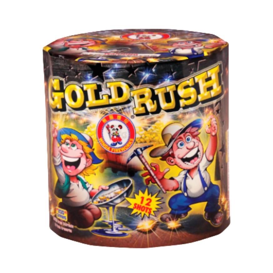 Gold Rush | 12 Shot Aerial Repeater by Winda Fireworks -Shop Online for Standard Cake at Elite Fireworks!