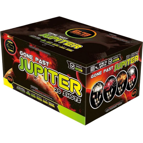 Gone Past Jupiter™ | 20 Shot Aerial Repeater by Prime Series® -Shop Online for Alloy Cake™ at Elite Fireworks!