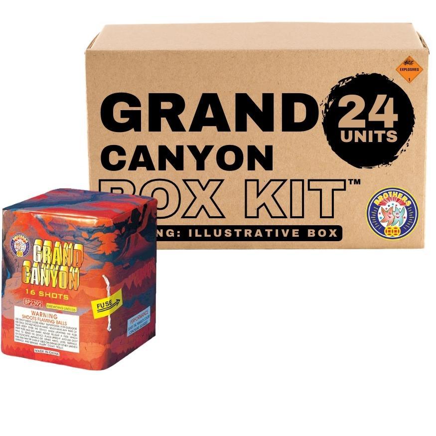 Grand Canyon | 16 Shot Aerial Repeater by Brothers Pyrotechnics -Shop Online for Standard Cake at Elite Fireworks!