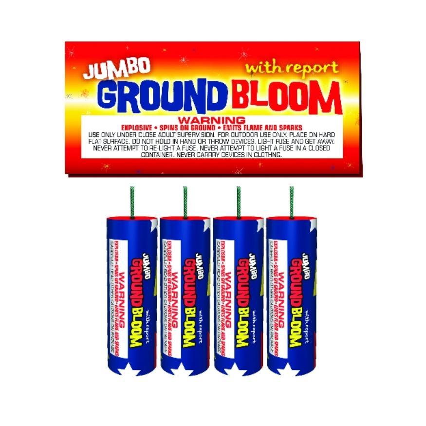Ground Bloom with Crackle | Jumbo Size Rapid Ground Spinner by Asia Pyro -Shop Online for Large Spinner at Elite Fireworks!