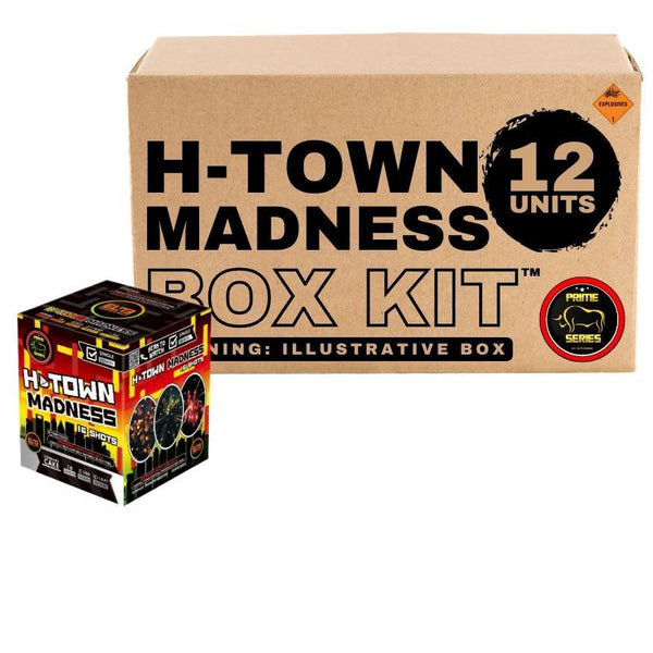 H-Town Madness™ | 16 Shot Aerial Repeater by Prime Series® -Shop Online for Standard Cake at Elite Fireworks!