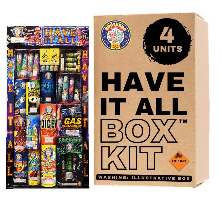 Have It All | Safe & Sane Ground Variety Assortment by Brothers Pyrotechnics -Shop Online for X-tra Large Select Kit™ at Elite Fireworks!