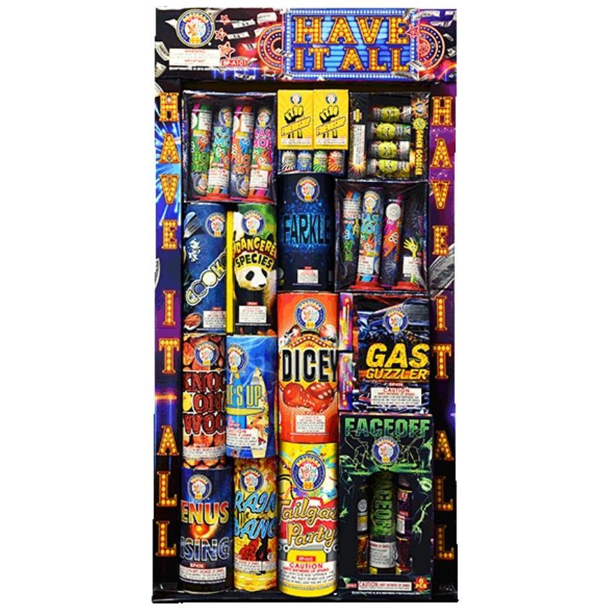 Have It All | Safe & Sane Ground Variety Assortment by Brothers Pyrotechnics -Shop Online for X-tra Large Select Kit™ at Elite Fireworks!