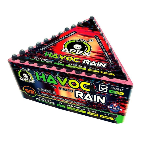 Havoc Rain™ | 78 Shot Saturn Missile by Apex by Elite!™ -Shop Online for Standard Missile Base at Elite Fireworks!