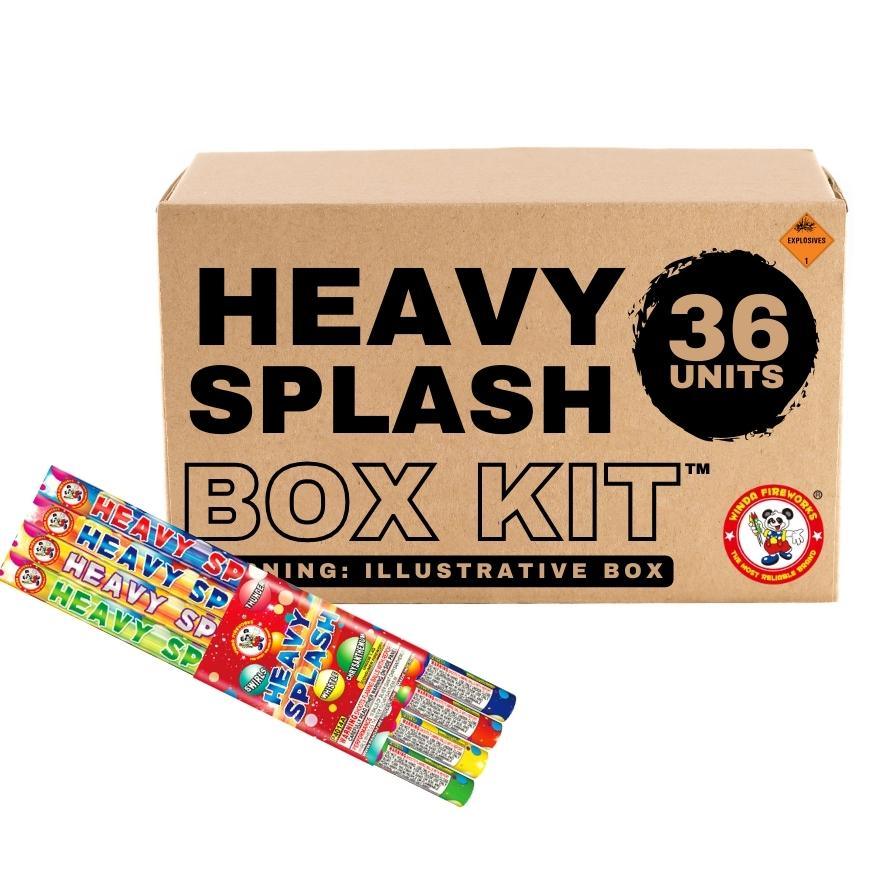 Heavy Splash | 8 Shot Barrage Candle by Winda Fireworks -Shop Online for Standard Candle at Elite Fireworks!