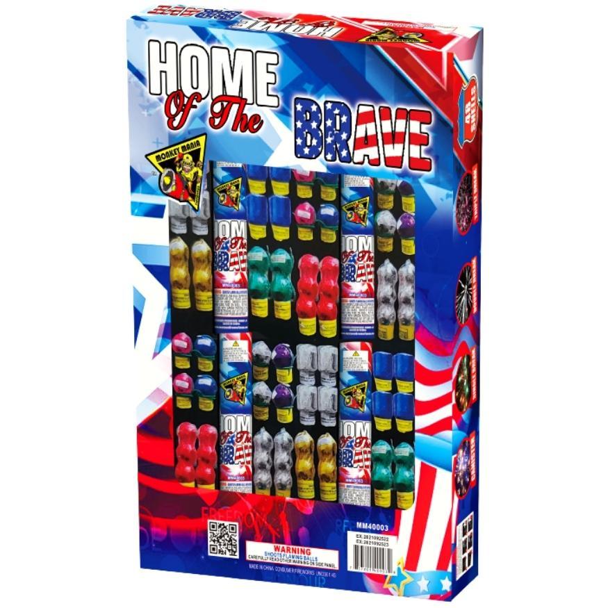 Home of The Brave | 72 Break Artillery Shell by Monkey Mania -Shop Online for Multi-Ball Kit™ at Elite Fireworks!