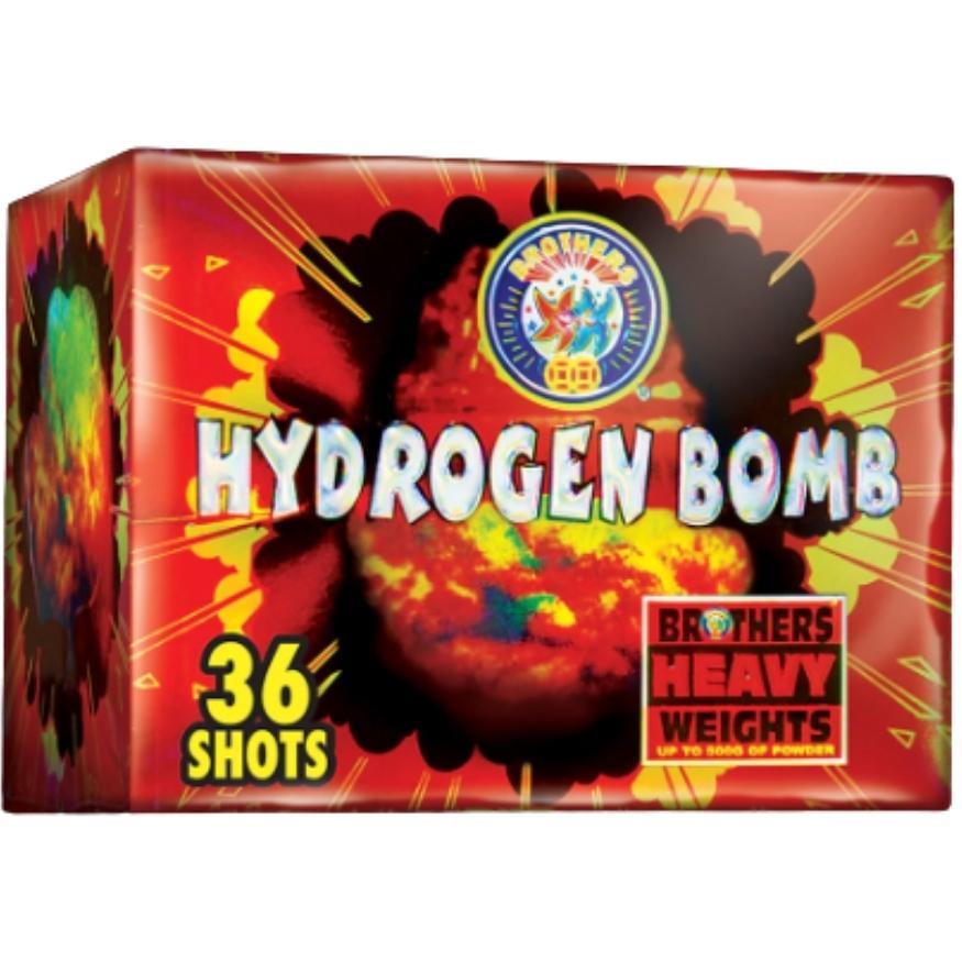 Hydrogen Bomb | 36 Shot Aerial Repeater by Brothers Pyrotechnics -Shop Online for X-tra Large Cake™ at Elite Fireworks!