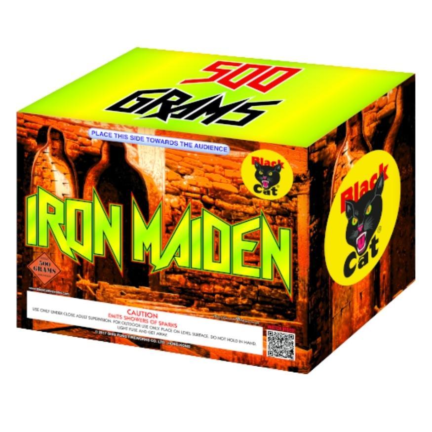 Iron Maiden | X-tra Large™ Shower Fountain Spur™ by Black Cat Fireworks -Shop Online for X-tra Large Fountain™ at Elite Fireworks!