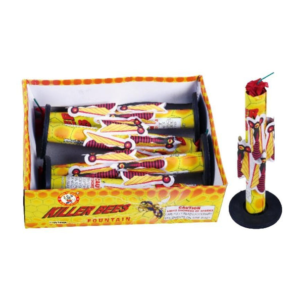 Killer Bees | Standard Shower Fountain Spur™ by Winda Fireworks -Shop Online for Standard Fountain at Elite Fireworks!