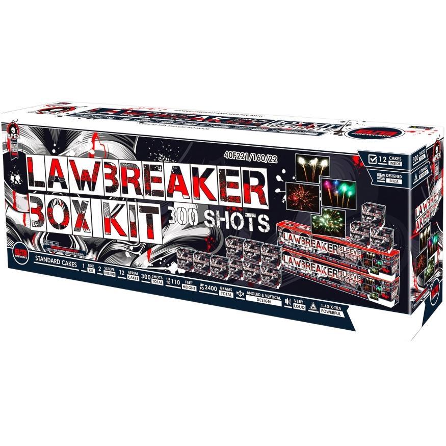 Lawbreaker™ | 25 Shot Aerial Repeater by Apex by Elite!™ -Shop Online for Standard Cake at Elite Fireworks!