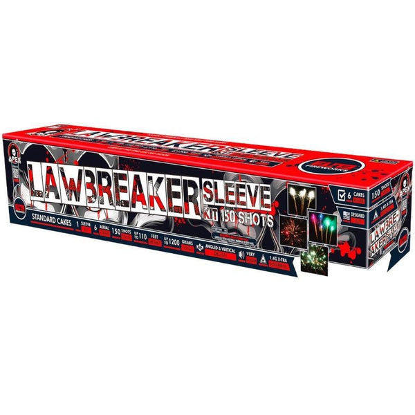 Lawbreaker™ | 25 Shot Aerial Repeater by Apex by Elite!™ -Shop Online for Standard Cake at Elite Fireworks!