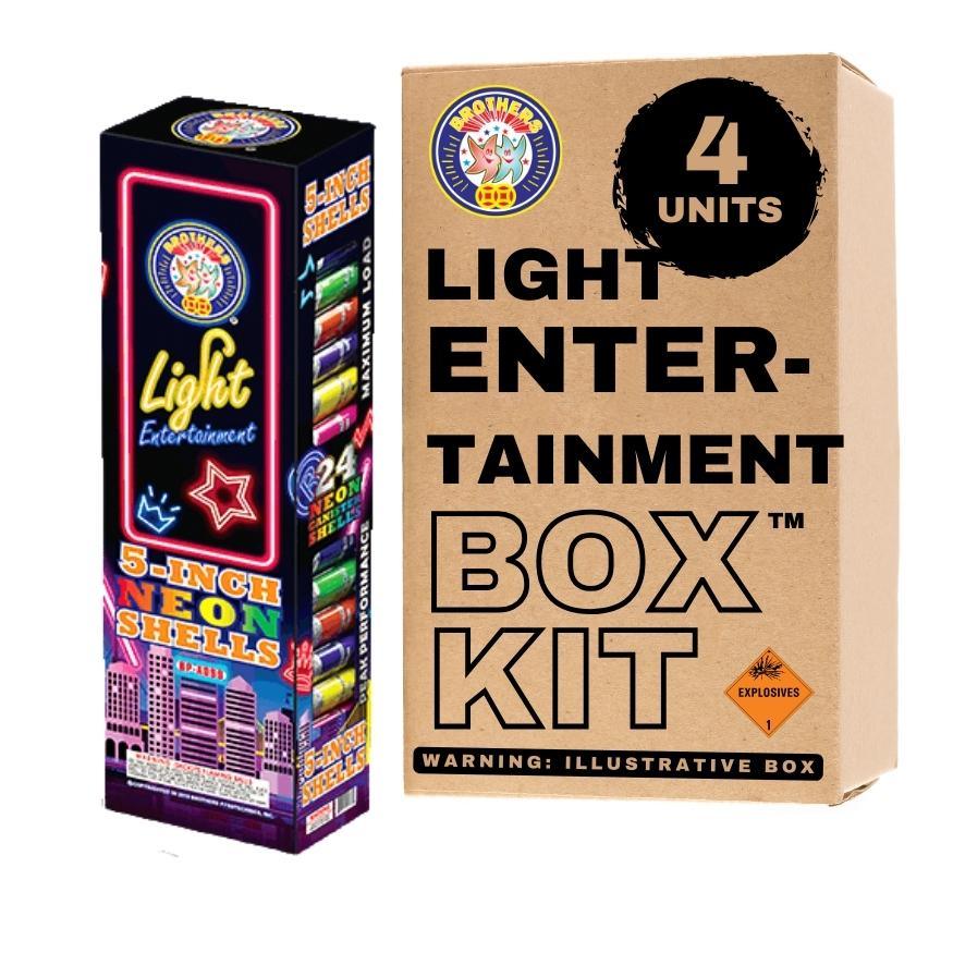 Light Entertainment | 24 Break Artillery Shell by Brothers Pyrotechnics -Shop Online for X-tra Large Canister Kit™ at Elite Fireworks!