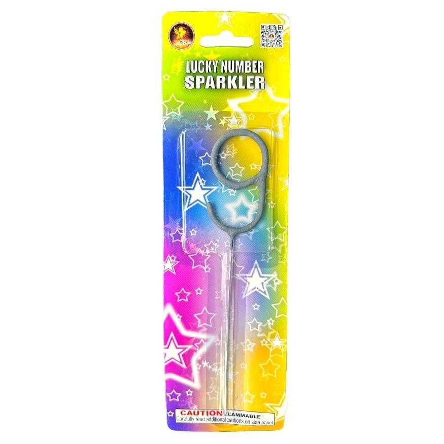 Lucky Number | Metal Handheld Sparkler by T-Sky Fireworks -Shop Online for Standard Sparkler at Elite Fireworks!