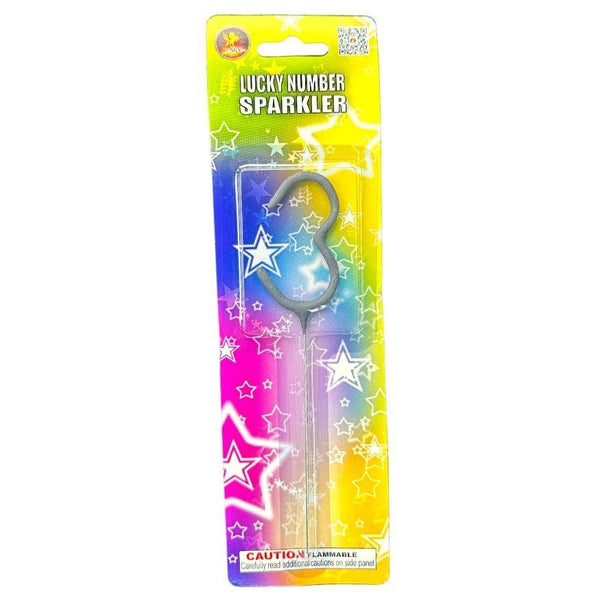 Lucky Number | Metal Handheld Sparkler by T-Sky Fireworks -Shop Online for Standard Sparkler at Elite Fireworks!