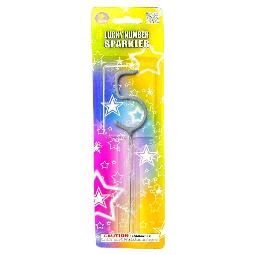 Lucky Number | Metal Handheld Sparkler by T-Sky Fireworks -Shop Online for Standard Sparkler at Elite Fireworks!