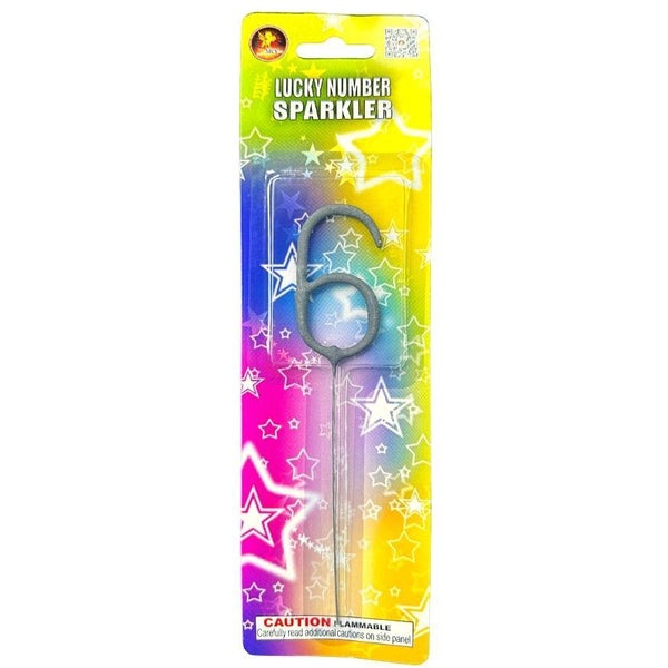 Lucky Number | Metal Handheld Sparkler by T-Sky Fireworks -Shop Online for Standard Sparkler at Elite Fireworks!